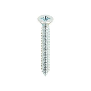 TIMCO No. 8 x 1.25in Zinc-Plated CSK PZ Self-Tapping Screws - Box of 200