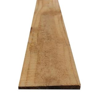Feather Edge Fencing Board - Brown Treated Softwood 100mm x 1.65m