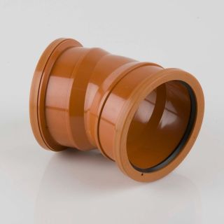 110mm Underground Double Socket Bend 22.5° B4051