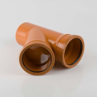 110mm Underground Double Socket Equal Junction 45° B5111
