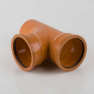 110mm Underground Double Socket Equal Junction 87.5° B5101