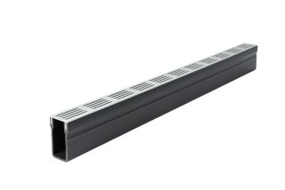 ACO Threshold Drain Silver Aluminium Grating - 19000 Class A15