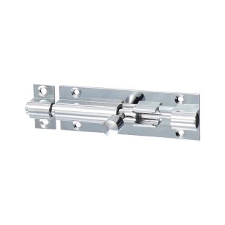 TIMCO Polished Chrome Straight Barrel Bolt