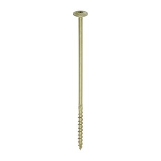 TIMCO 8.0 x 225mm Timber Frame Construction & Landscaping Wafer Head Screws - Box of 50