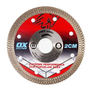 OX Pro 2CM Porcelain Cutting Blade - 115/22.23mm