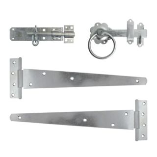 TIMCO 450mm Hot-Dip Galvanised Side Gate Kit with Ring Latch