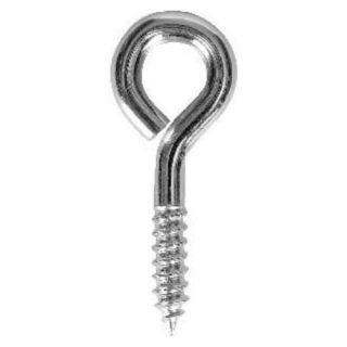 Zinc-Plated 30mm Screw Eyes