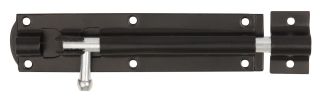 Black Japanned 152mm Straight Tower Bolt