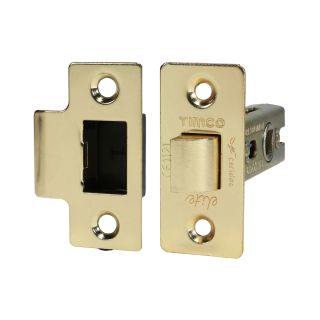 TIMCO 67mm Electro Brass Tubular Latch - 45mm Backset