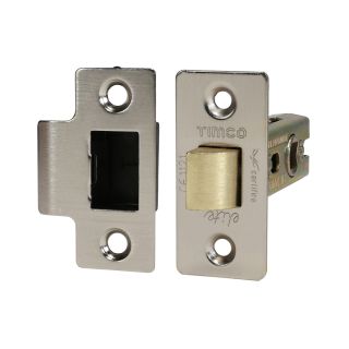 TIMCO 67mm Satin Nickel Tubular Latch - 45mm Backset