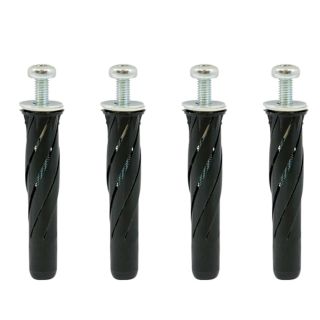 TIMCO Stella Fix M5 x 90mm TX Pan Anchors Black - Pack of 4