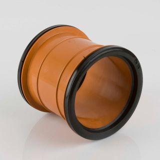 160mm U/G Double Socket PVC (SLIP) Coupler B7001/S