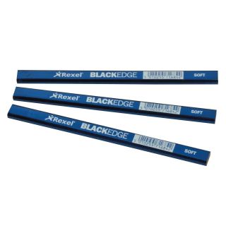 Blackedge Soft Carpenter's Pencils Blue - Pack of 12