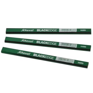 Blackedge Hard Carpenter's Pencils Green - Pack of 12