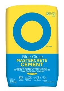 Blue Circle Mastercrete Cement 25kg Plastic Bag