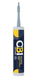 Bostik OB1 Multi Surface Construction Sealant & Adhesive Silver 290ml 