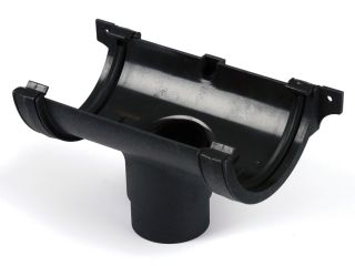 Cast iron effect rainwater gutter fitting