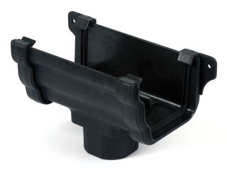 Cast iron effect rainwater gutter fitting