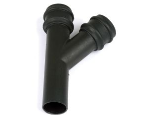 Cast iron effect rainwater pipe fitting
