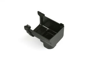 Cast iron effect rainwater gutter fitting
