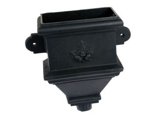 Cast iron effect rainwater pipe fitting