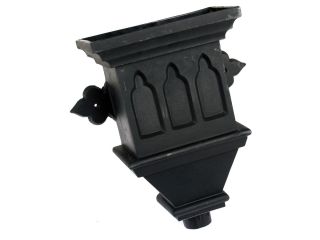 Cast iron effect rainwater pipe fitting
