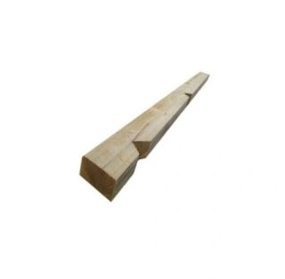 Brown Treated Timber Notched V Post 100 x 125 x 2400mm