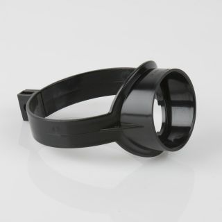 110mm Soil Strap On Boss 50mm Opening Black BS426