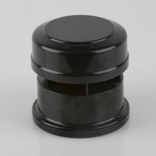 110mm Soil Air Admittance Valve Black Ref BS487B