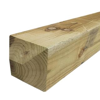 Green Treated 150 x 150 x 2400mm Incised Softwood Fence Post