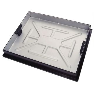 Clark-Drain 600 x 450 x 80mm Recessed Paving Cover and Frame - 10T