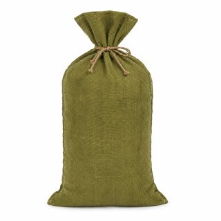 Rot-Resistant Hessian Sandbag with Ties
