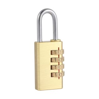 TIMCO 28mm Brass Combination Padlock
