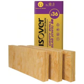 Isover Cavity Wall Slab CWS36 - 150mm (Pack 3.28m2)
