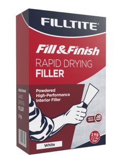 Filltite Fill & Finish Rapid-Drying Filler 2.0 kg White