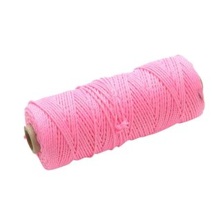 Faithfull Hi-Vis Nylon Brick Line 100m - Pink