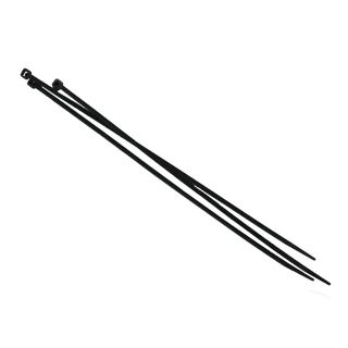 Faithfull Black Cable Ties 200 x 3.6mm - Pack of 100