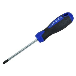 Faithfull Soft-Grip PH2 Screwdriver 100mm