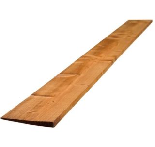 Feather Edge Board 150mm Brown Treated Softwood 1800mm
