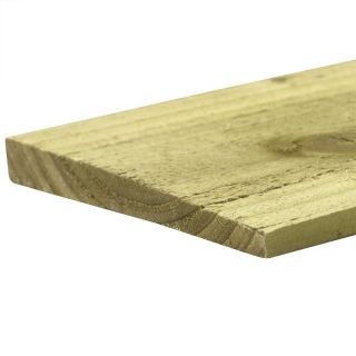 Feather Edge Fencing Board - Green Treated Softwood 150mm x 1.8m