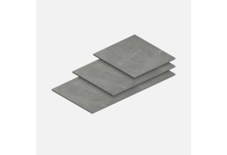 Globalstone 20mm Station Rectified Porcelain Paving 600x600mm Iron