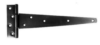 Medium Tee Hinge Black Japanned 457mm 
