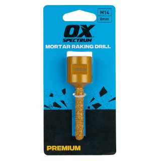 OX Premium 8mm M14 Mortar Raking Drill