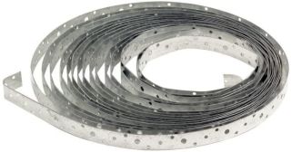 Multi-Holed Galvanised Fixing Band 20mmx 10m Roll