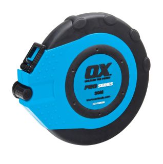 OX Pro 30m / 100ft Fibreglass Closed Reel Tape
