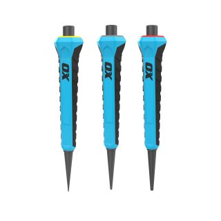 OX Pro Nail Punch Set - 0.8mm, 1.6mm & 2.4mm - 3 Pack