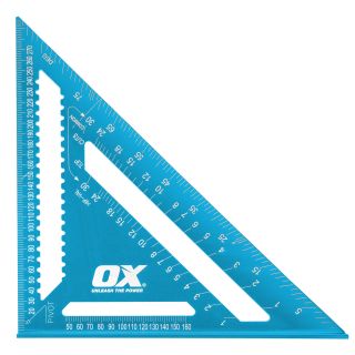OX Pro 300mm Aluminium Metric Rafter Square