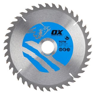 Ox Wood Cutting Circular Saw Blade 210/30mm 40 Teeth ATB