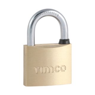 TIMCO 40mm Brass Padlock