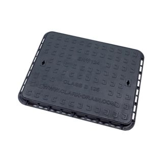 Clark-Drain 600 x 600mm Ductile Iron Manhole Cover and Frame - B125